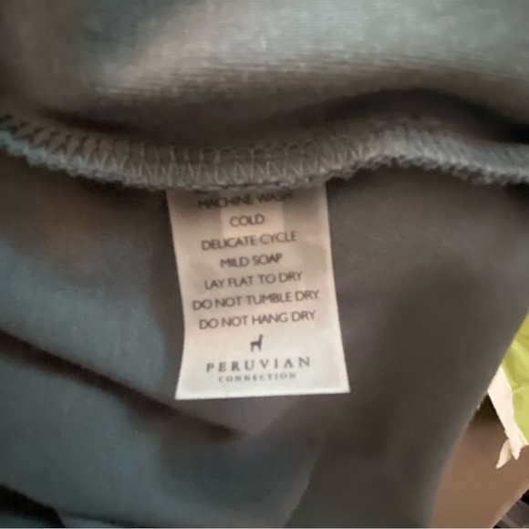 PERUVIAN CONNECTION PIMA COTTON TURTLE NECK PULLOVER SIZE XL - Picture 5 of 7